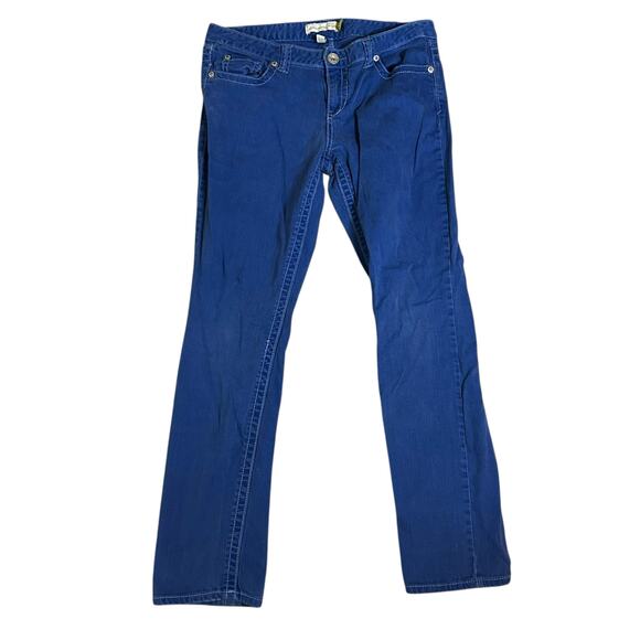 Aeropostale Bayla Skinny Leg Jeans Size 13/14 Blue Classic Mid-Rise Casual Norm - Picture 1 of 5